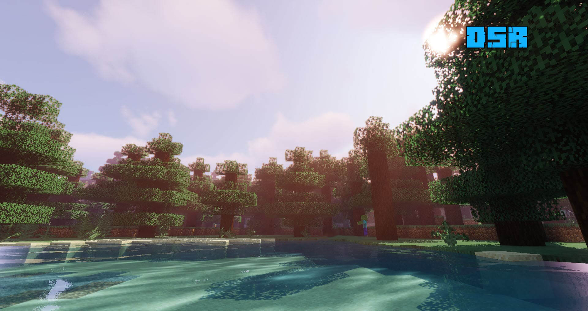 Горный биом в Minecraft с новыми пещерами и водопадами