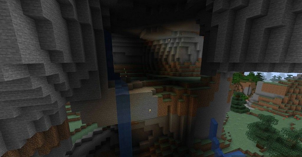 Сравнение графики в Minecraft с модом Canvas Renderer и без него