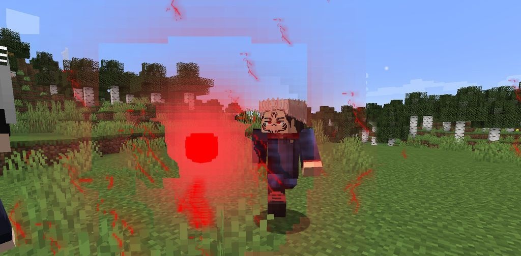 Блоки и предметы из мода Jujutsu Kaisen в инвентаре Minecraft