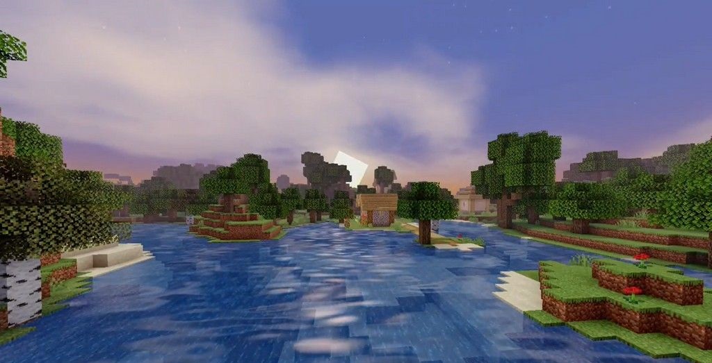 Детализированные текстуры блоков в Minecraft с использованием шейдеров Skylec