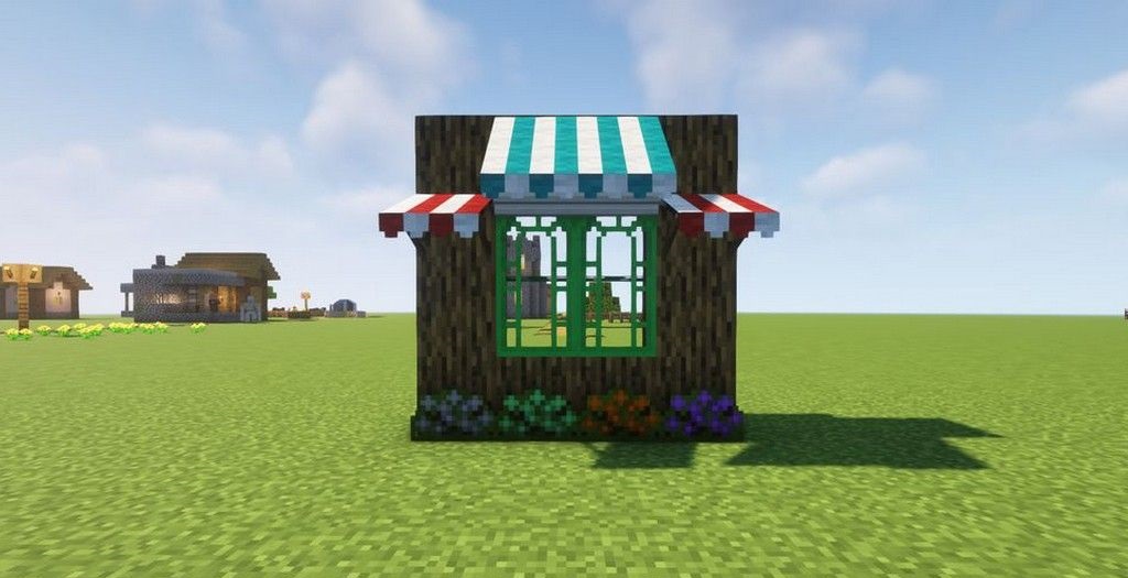 Яркие декоративные элементы из мода Nekoration в Minecraft