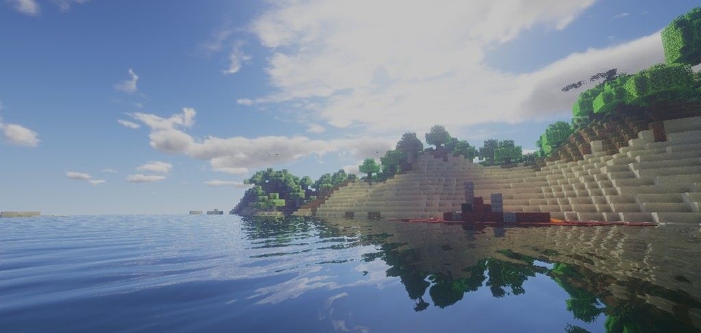Реалистичные шейдеры в Minecraft с красивым освещением и тенями