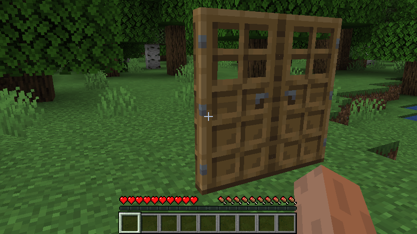 Игрок исследует пустынный храм в Minecraft