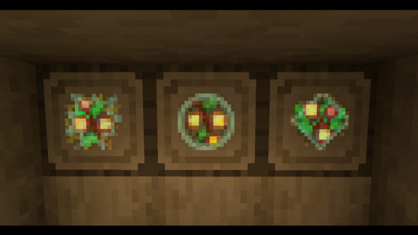 Анимация работы мода LightWithin в Minecraft с эффектами света