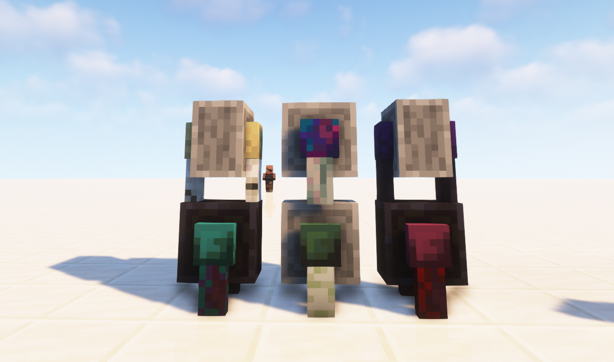 Красивый пейзаж горного биома в Minecraft с водопадом