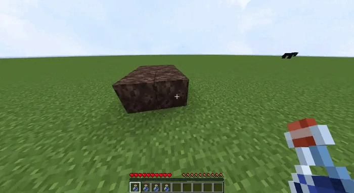 Группа игроков строит огромный замок в Minecraft в режиме креатива