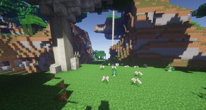 Игроки в сети Minecraft вместе строят город
