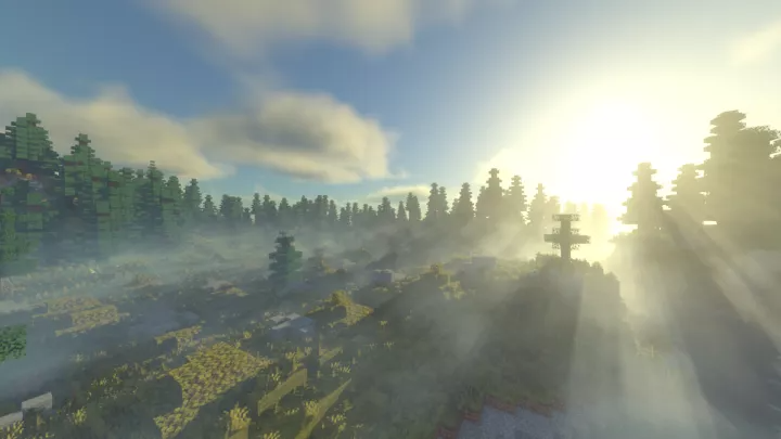 Креативное строительство в Minecraft: замок на горе