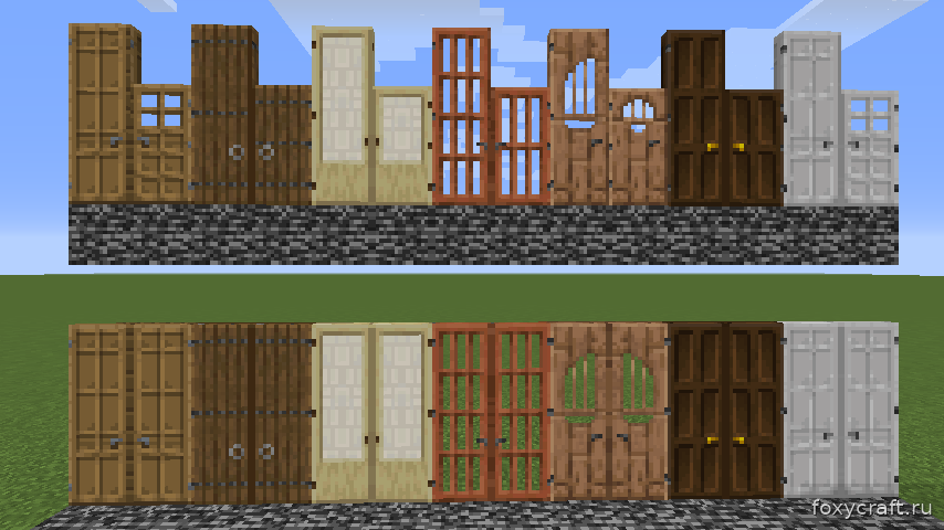 Игроки взаимодействуют на многопользовательском сервере Minecraft