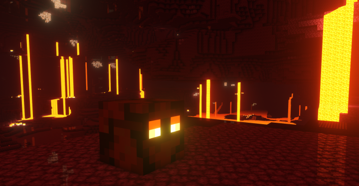 Готовый дом в Minecraft с камином, кроватью и сундуками