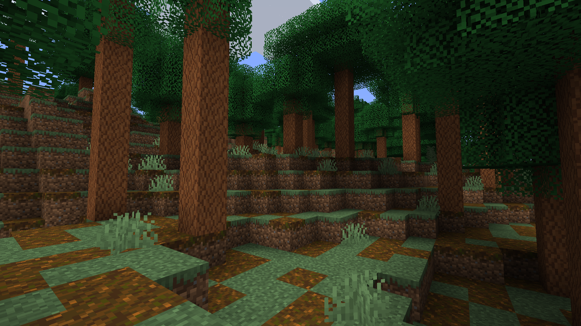 Разнообразие биомов в Minecraft: лес, пустыня и горы