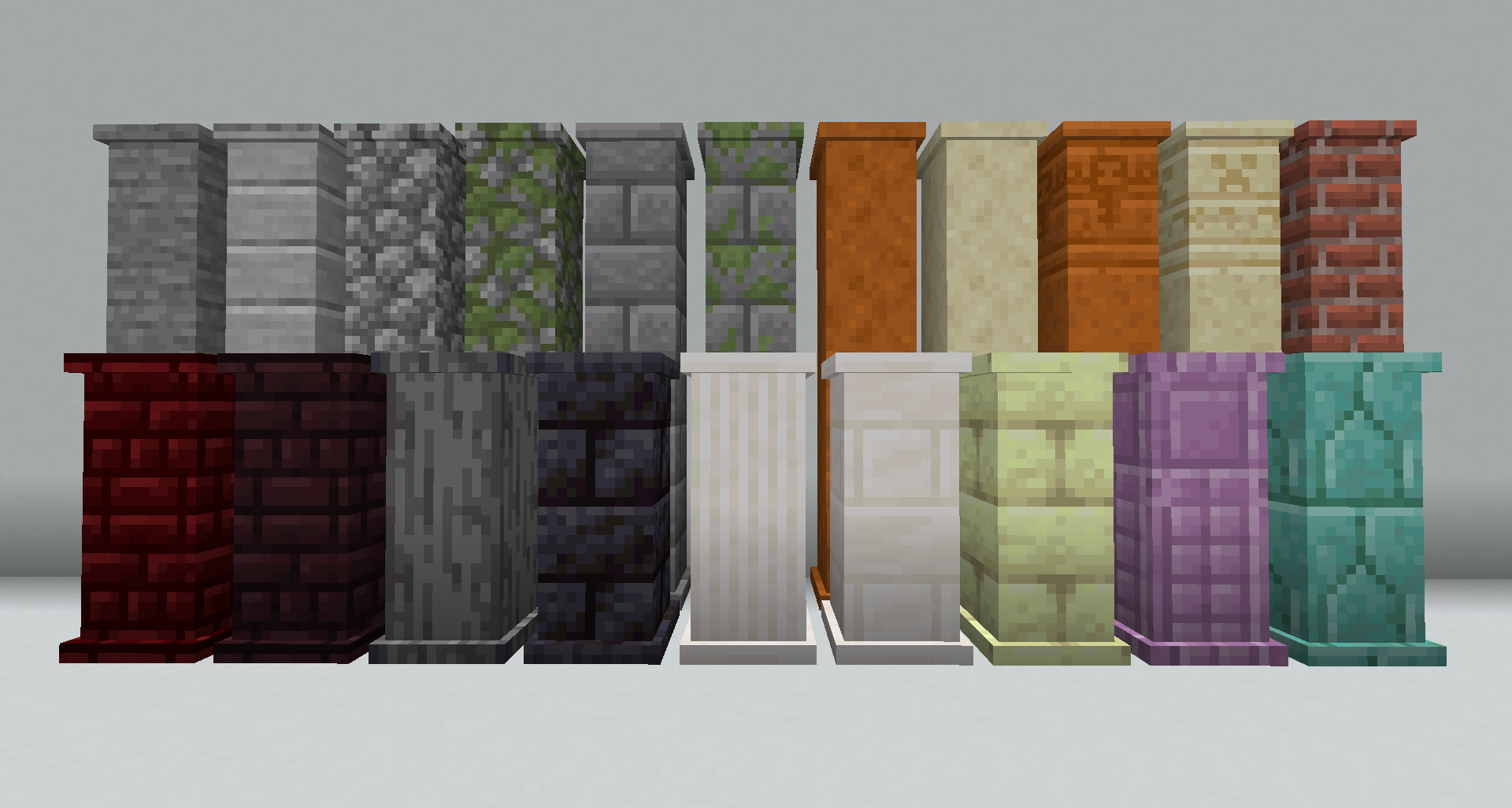 Игрок использует мод Builders Crafts & Additions для создания механизмов