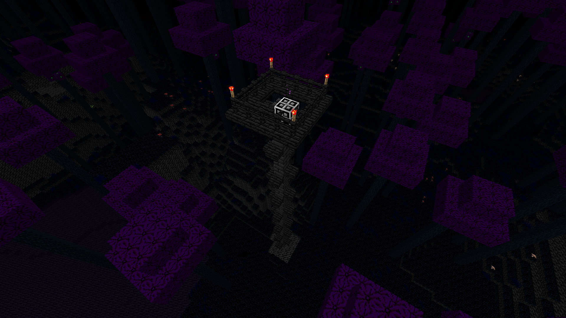 Красивая постройка в стиле средневековья в Minecraft с детализированными блоками