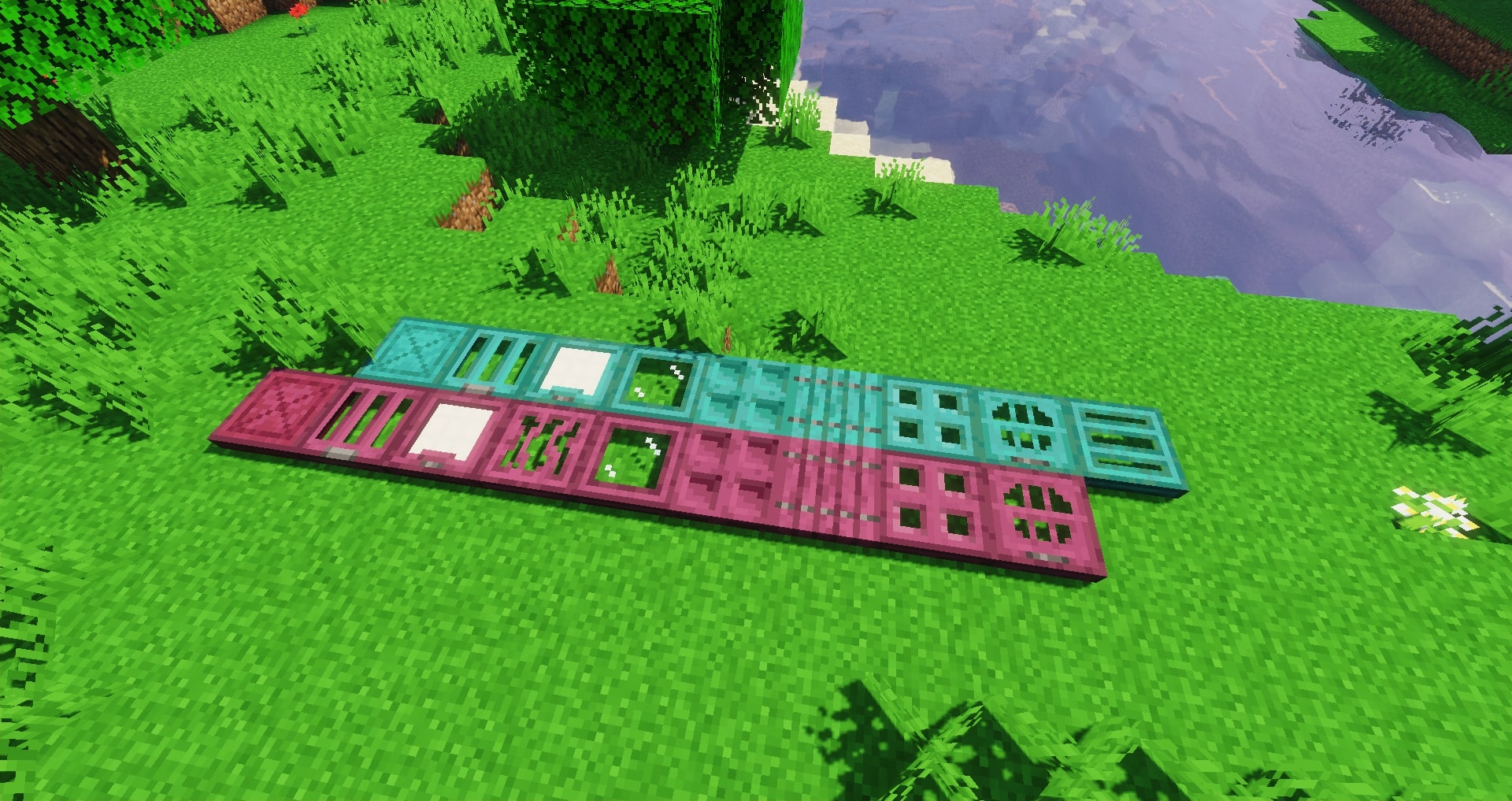 Игрок исследует редкий грибной биом в Minecraft