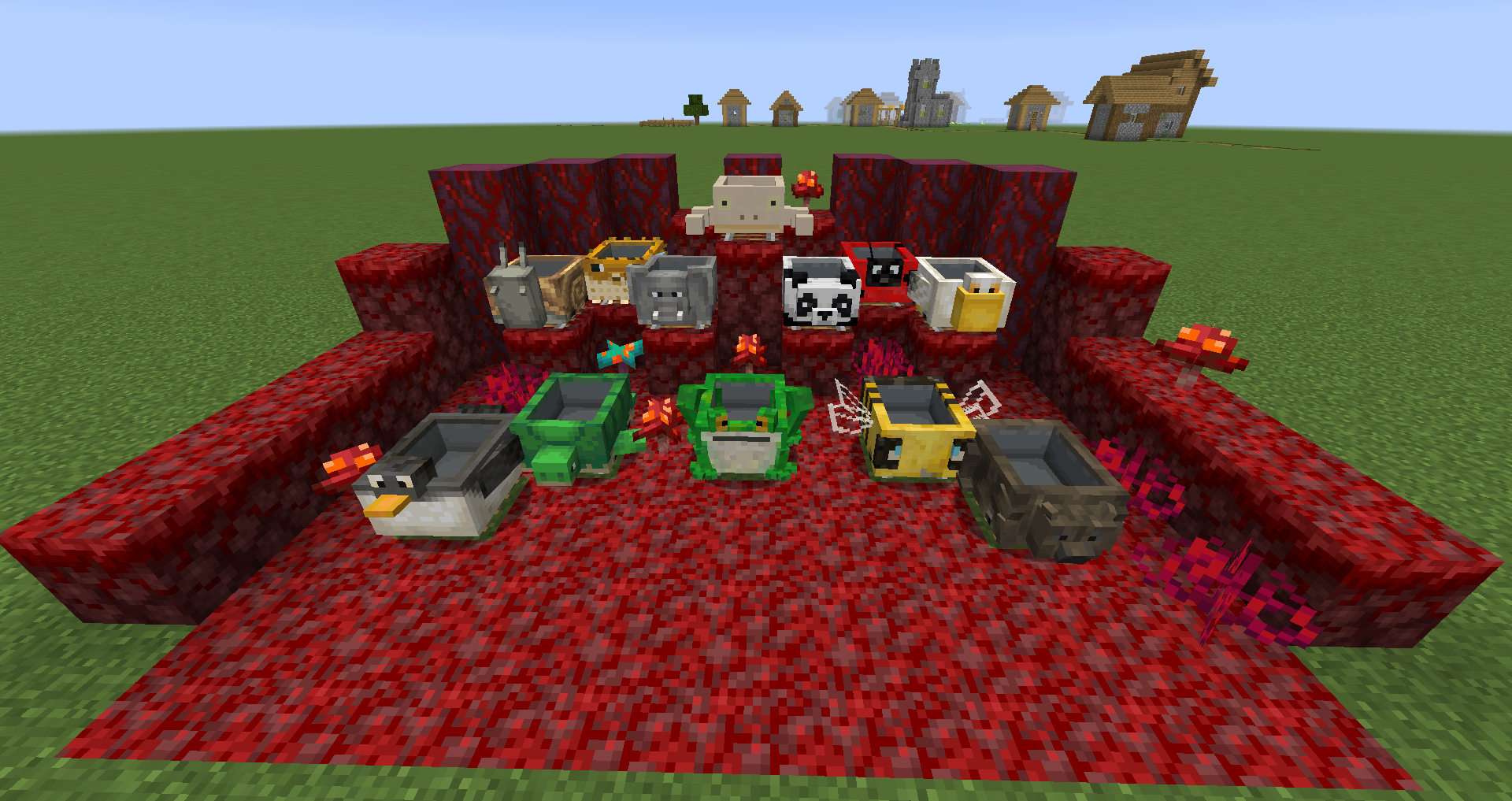 Креативные постройки в Minecraft: замки, фермы и сложные механизмы