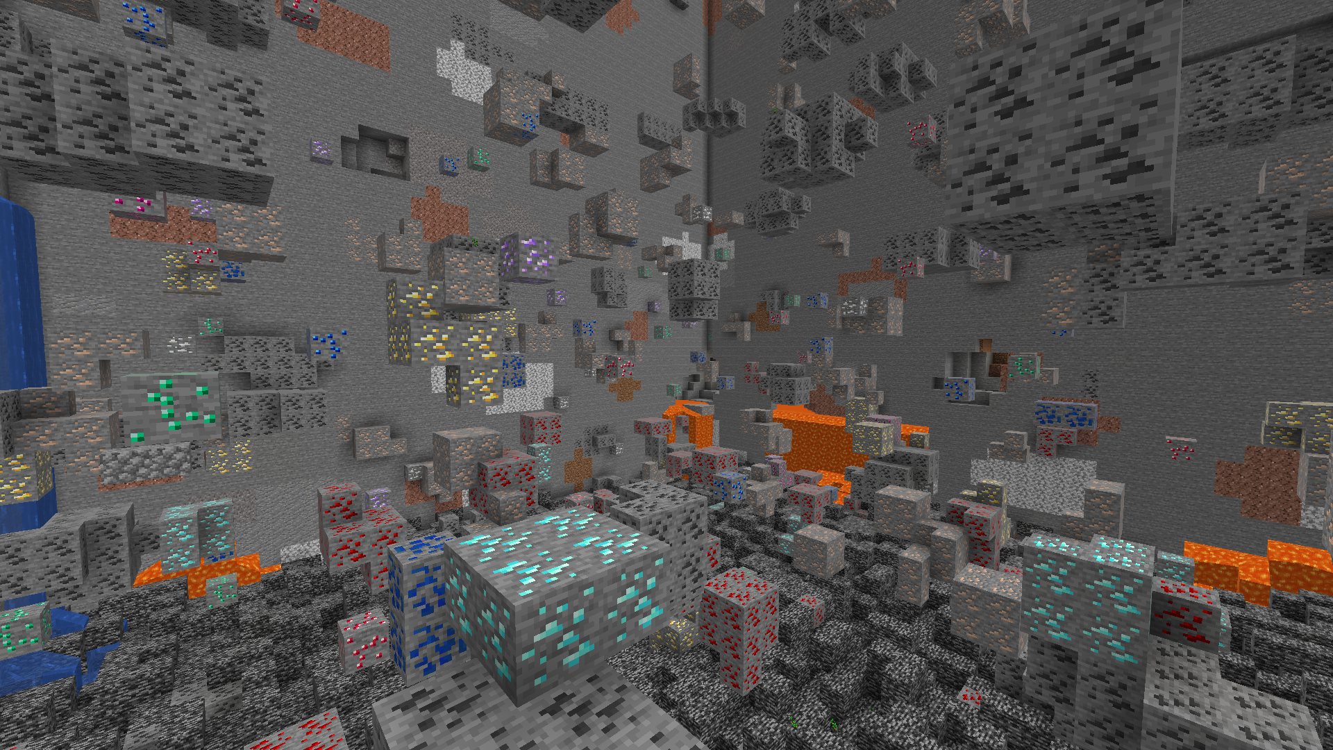 Интерфейс верстака в Minecraft с рецептами крафта