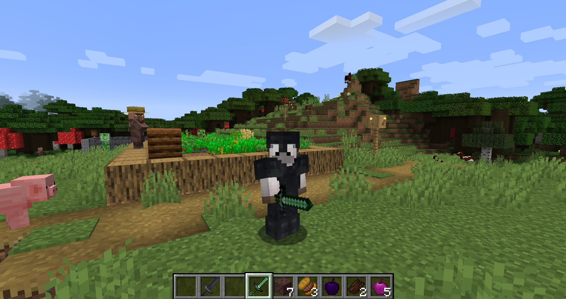 Разнообразие биомов в Minecraft: лес, пустыня и горы