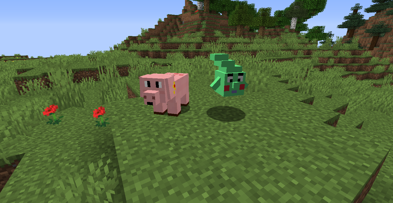 Игрок в Minecraft строит дом из дерева и камня
