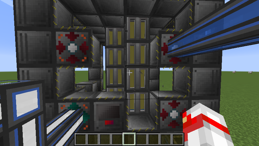 Деревня в Minecraft с жителями и фермами