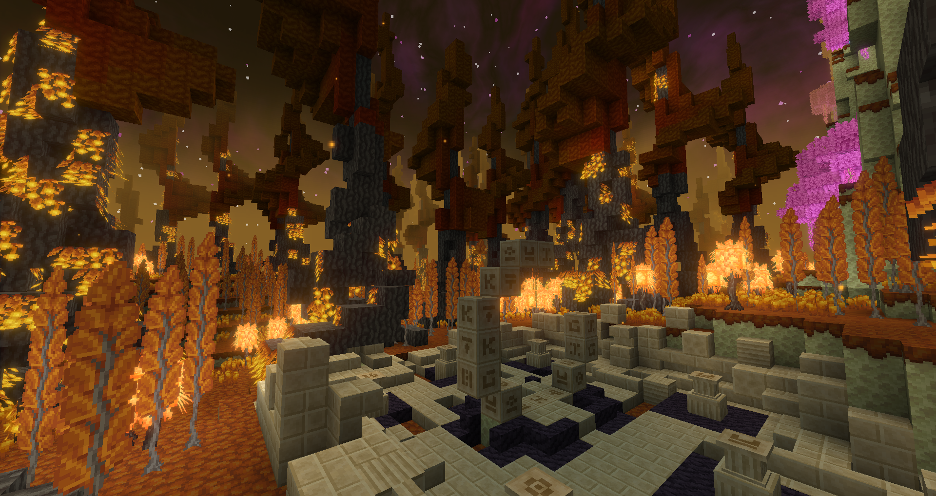 Разнообразие биомов в Minecraft: лес, пустыня и горы
