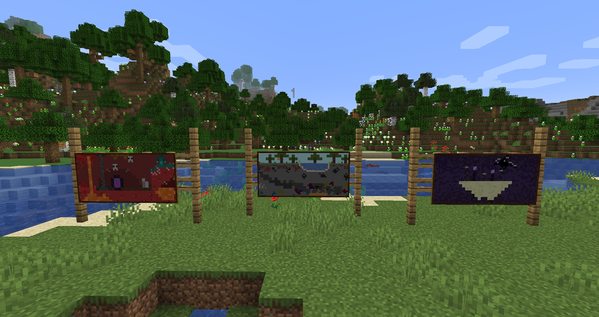 Интерфейс верстака в Minecraft с рецептами крафта