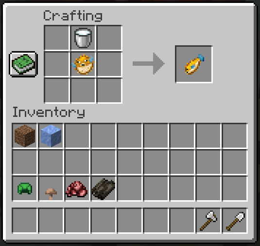 Интерфейс крафта новых мясных блюд в моде MoreMeats для Minecraft