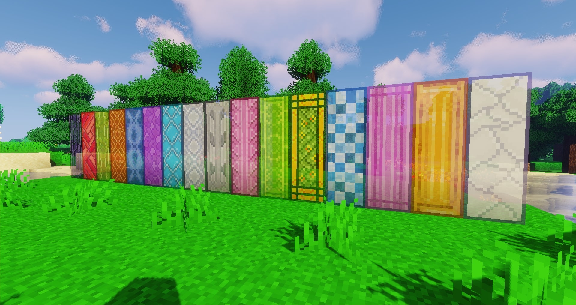 Новые бамбуковые блоки и подвесные знаки в Minecraft 1.20
