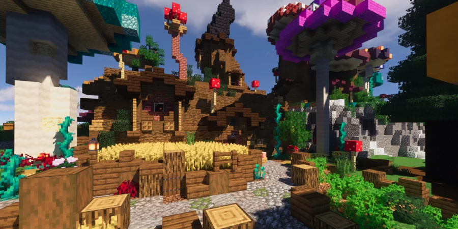 Разнообразие биомов в Minecraft: лес, пустыня, горы и океан