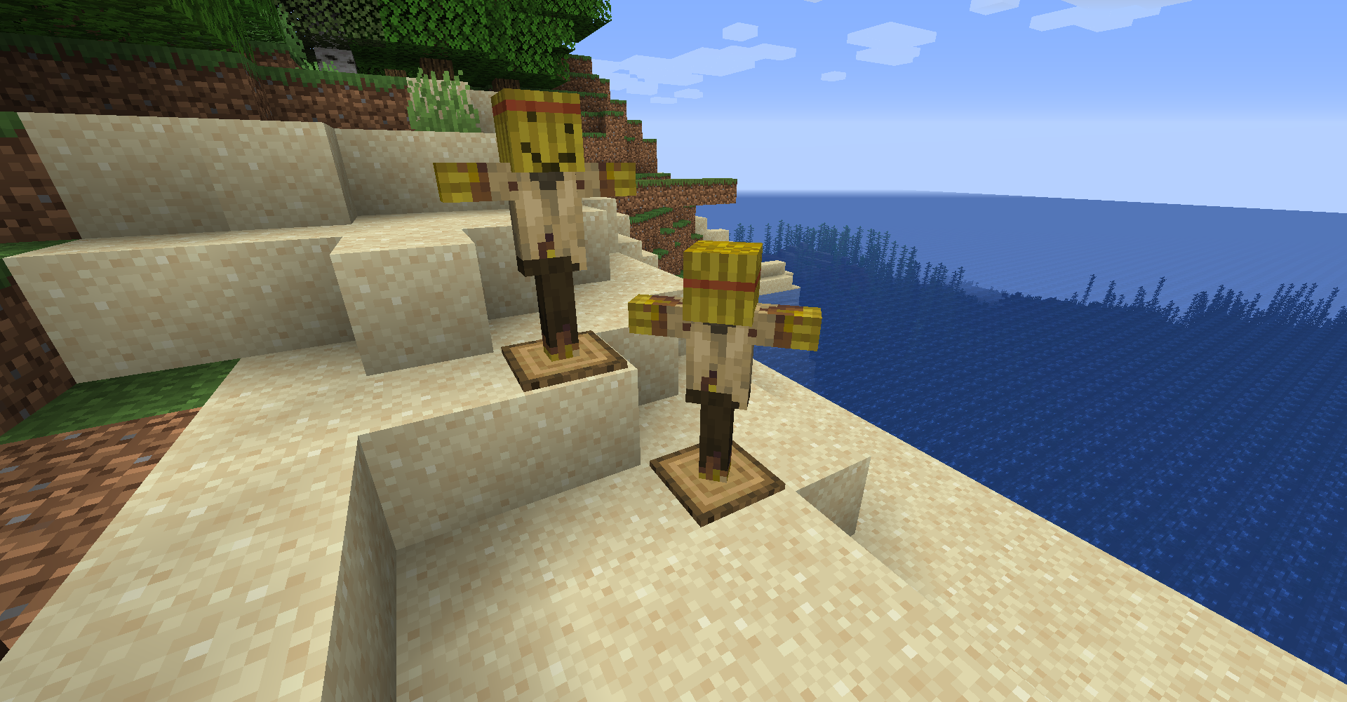 Разнообразие биомов в Minecraft: лес, пустыня и горы