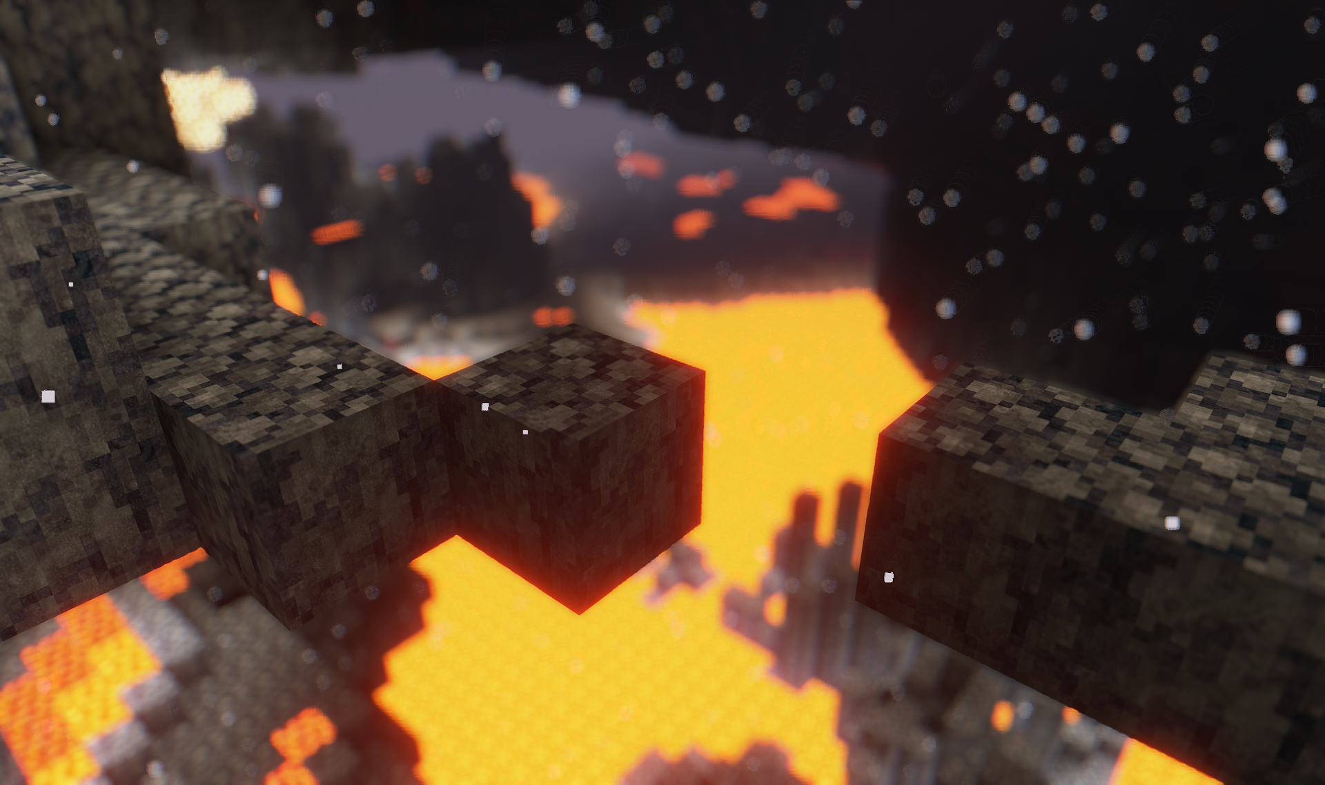 Креативное строительство в Minecraft: огромный замок с мостами и башнями