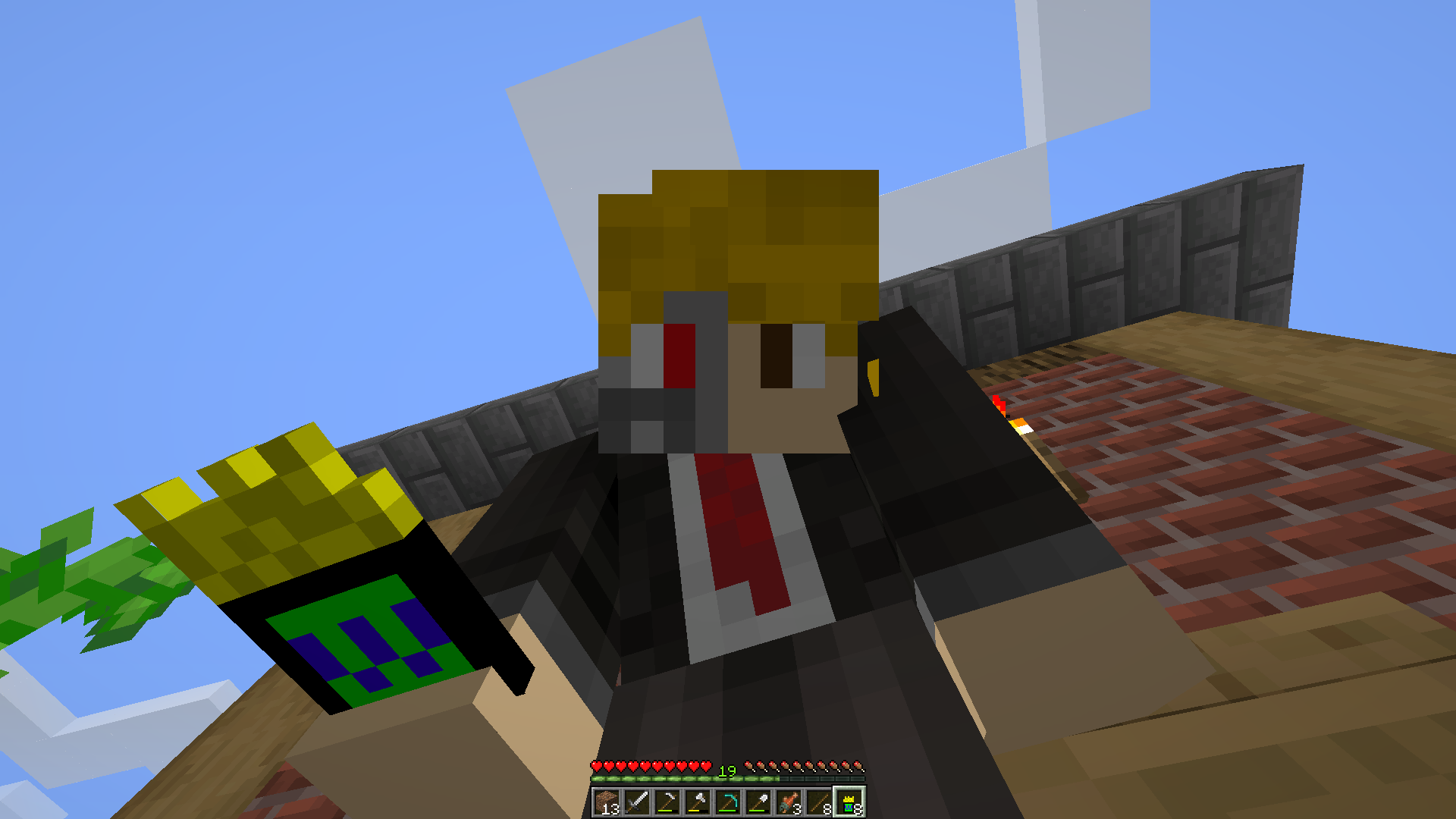 Сервер Minecraft с множеством игроков в мини-игре