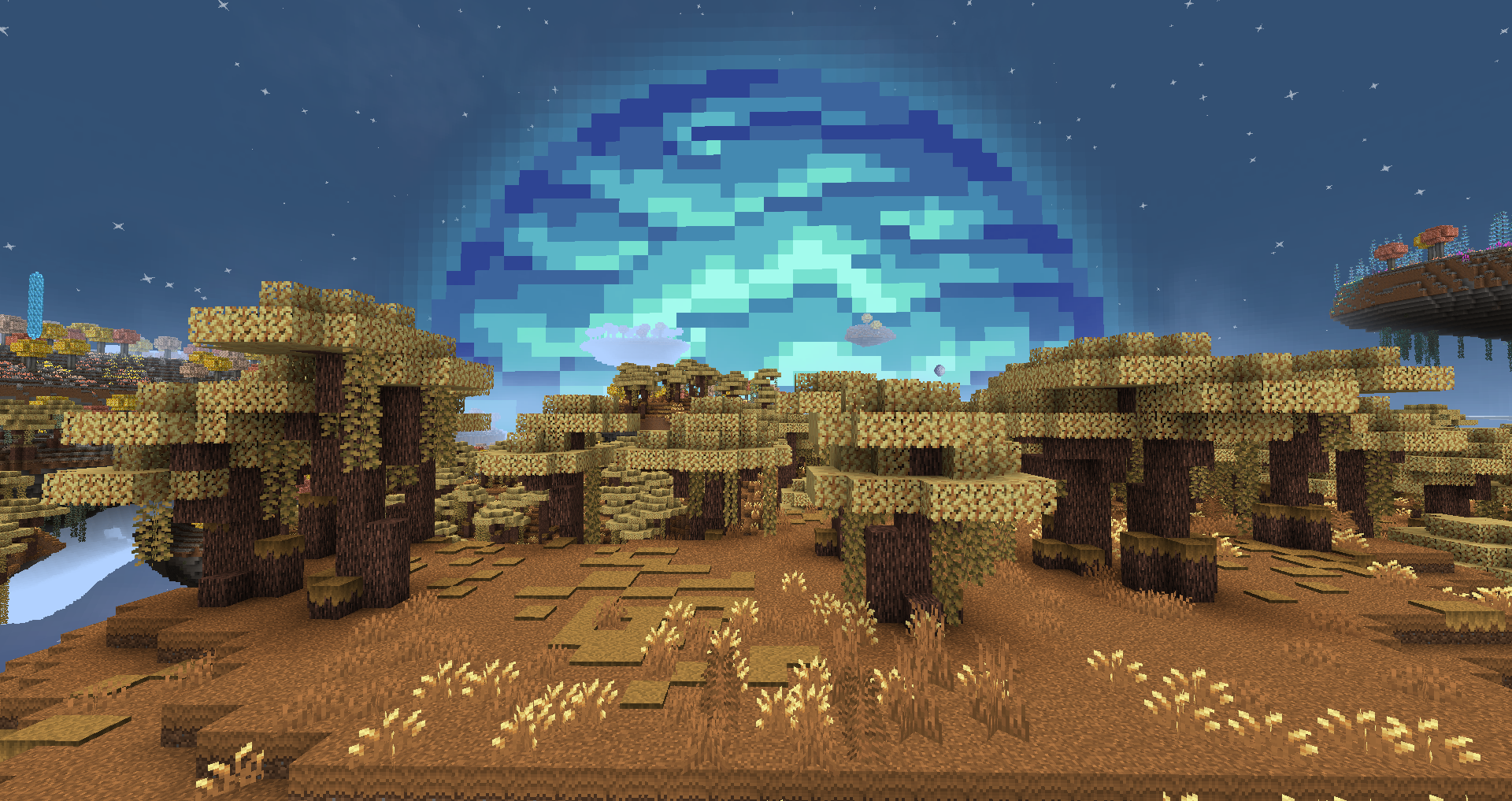 Пример сервера Hypixel с мини-играми в Minecraft