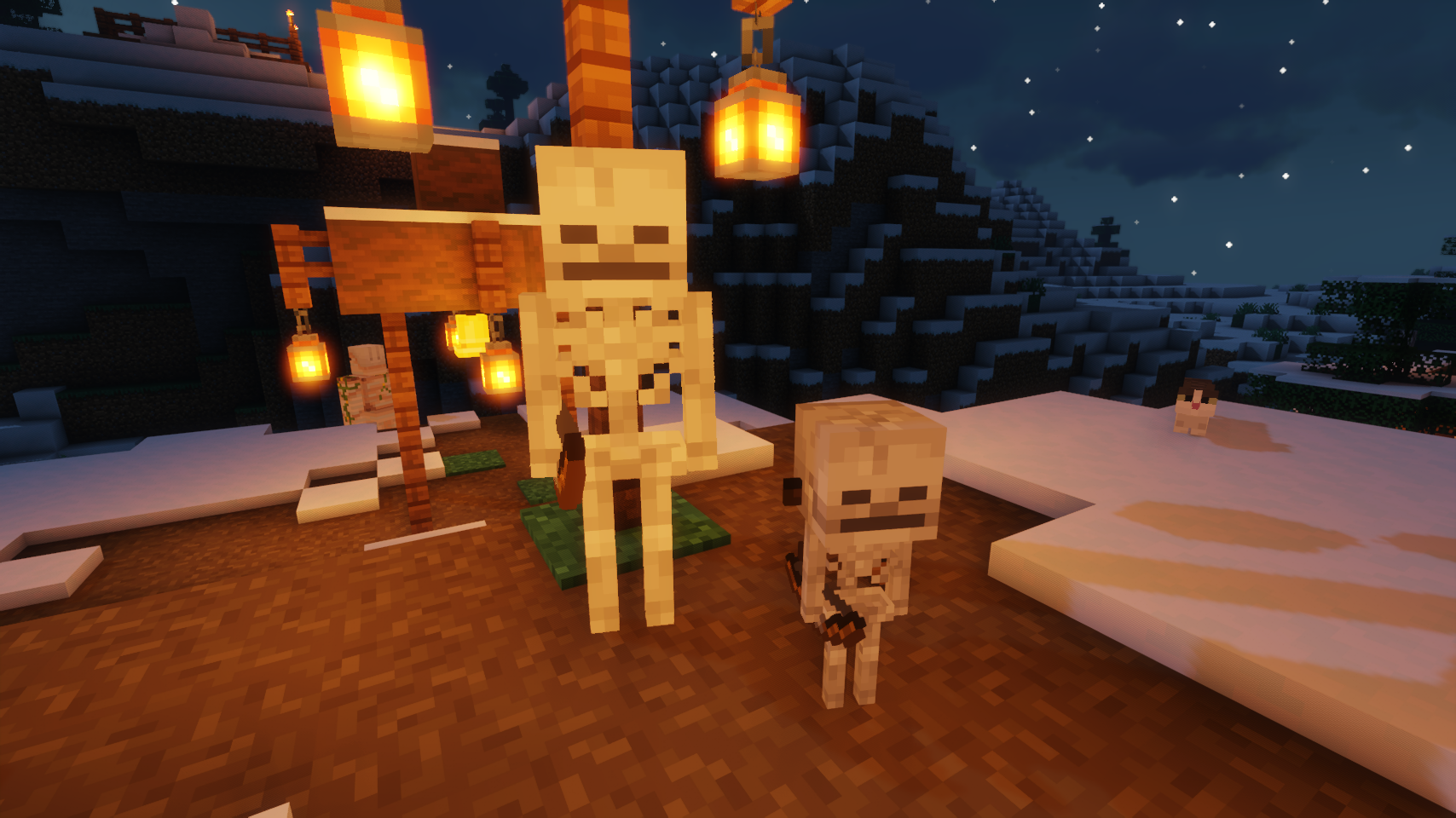 Игроки на сервере Minecraft в режиме PvP