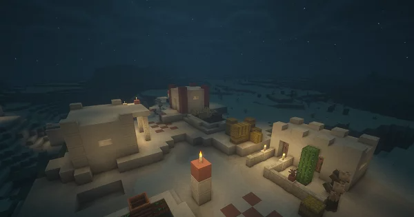 Сравнение стандартной графики Minecraft и улучшенной шейдерами