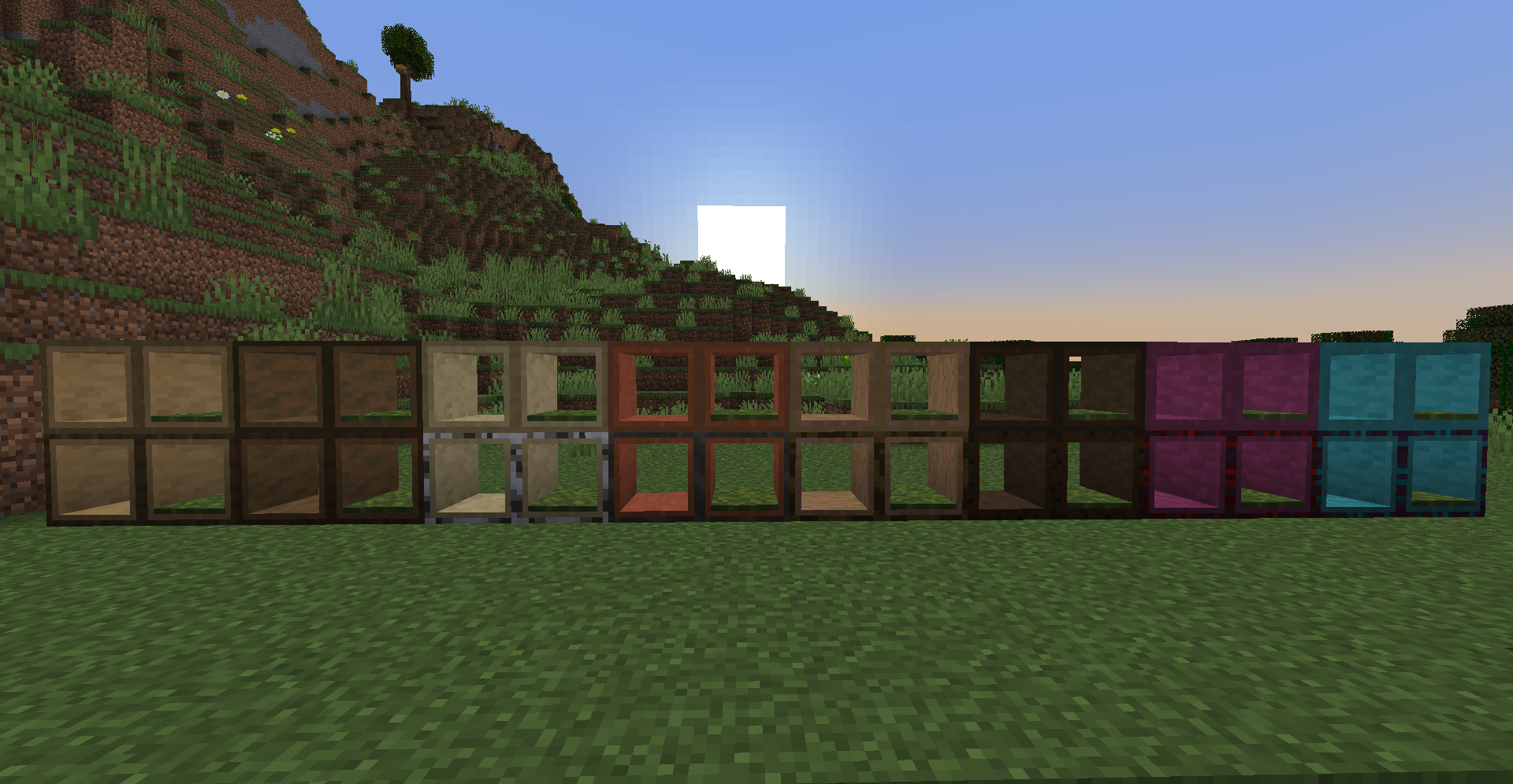 Пример крафта верстака и инструментов в Minecraft