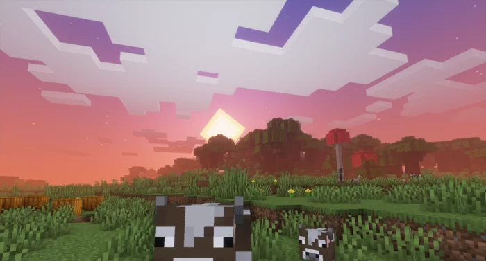 Интерьер дома в Minecraft с мебелью, сундуками и декоративными блоками