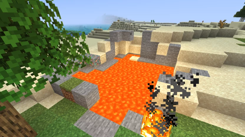 Креативное строительство в Minecraft: огромный замок