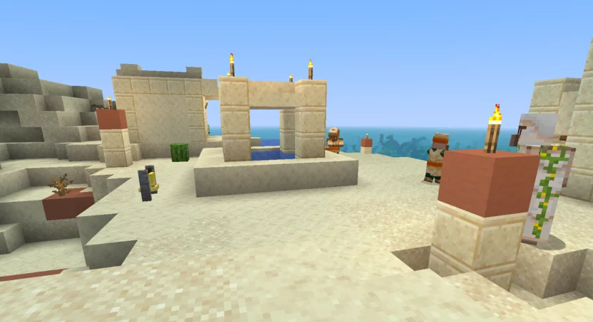 Интерфейс верстака в Minecraft с рецептами крафта