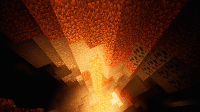 Сравнение графики Minecraft с шейдерами и без них
