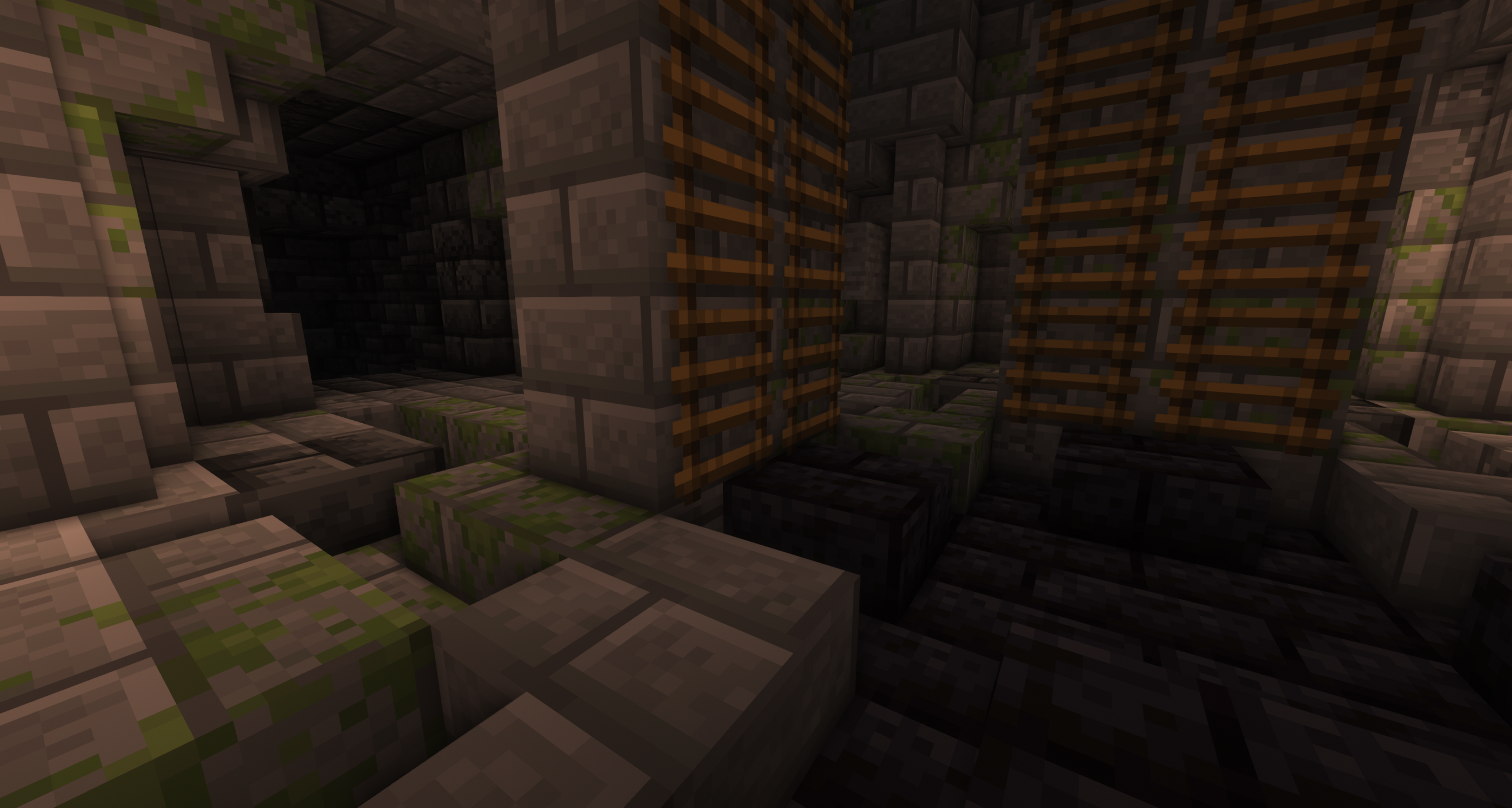 Сервер Minecraft с множеством игроков, строящих город в режиме креатива