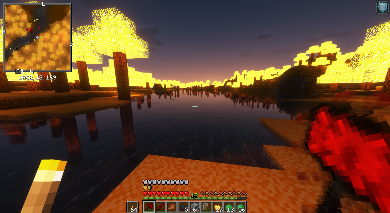 Интерфейс верстака в Minecraft с рецептами крафта инструментов