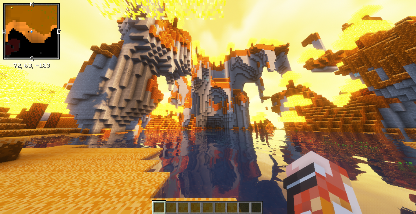 Разнообразие биомов в Minecraft: лес, пустыня, горы и океан