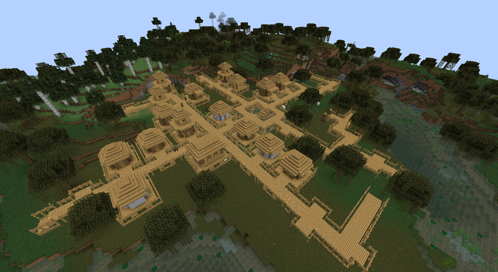 Интерфейс установки мода The Missing Villages в папку mods Minecraft