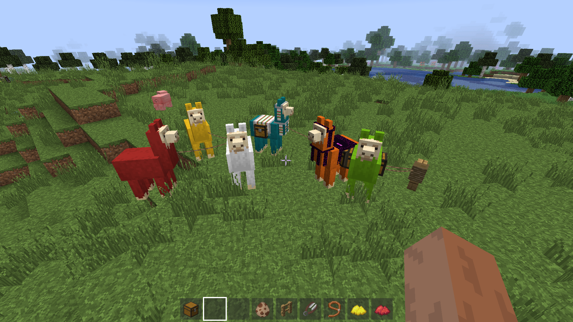 Красивое ночное небо в Minecraft с постройками игрока