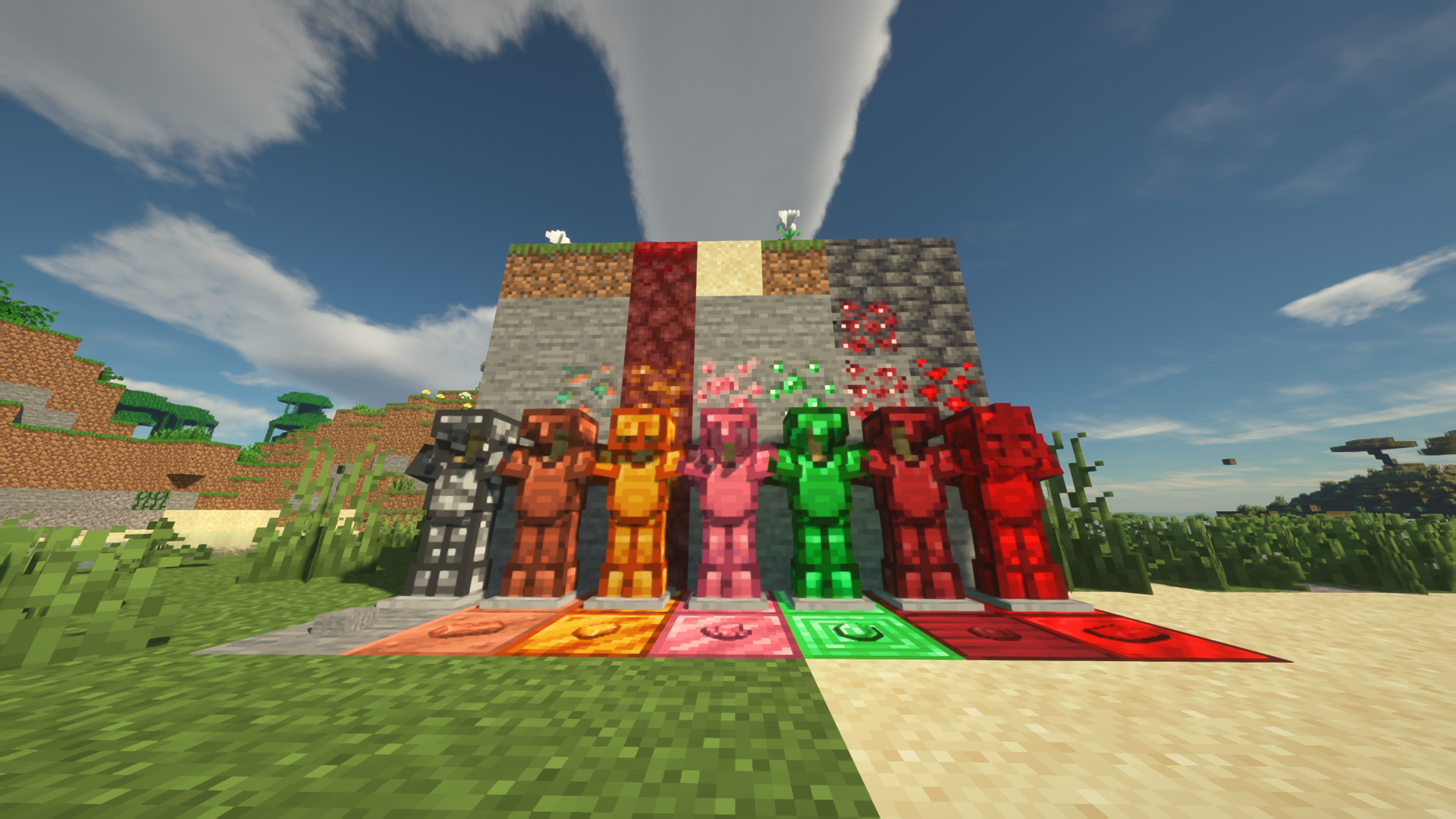 Интерфейс установки модов через Forge в Minecraft