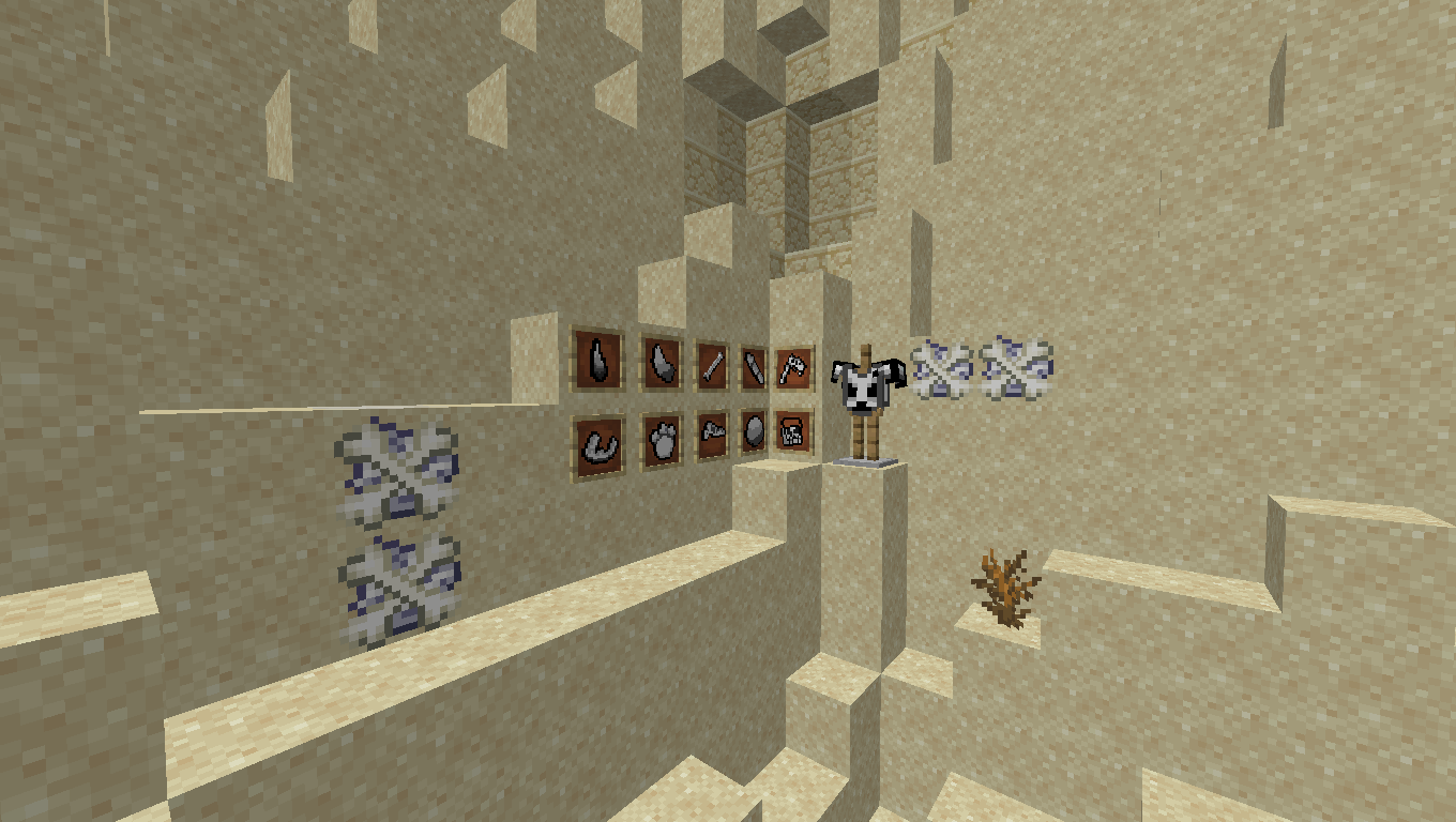 Подземелье в Minecraft с сундуками и спаунерами мобов