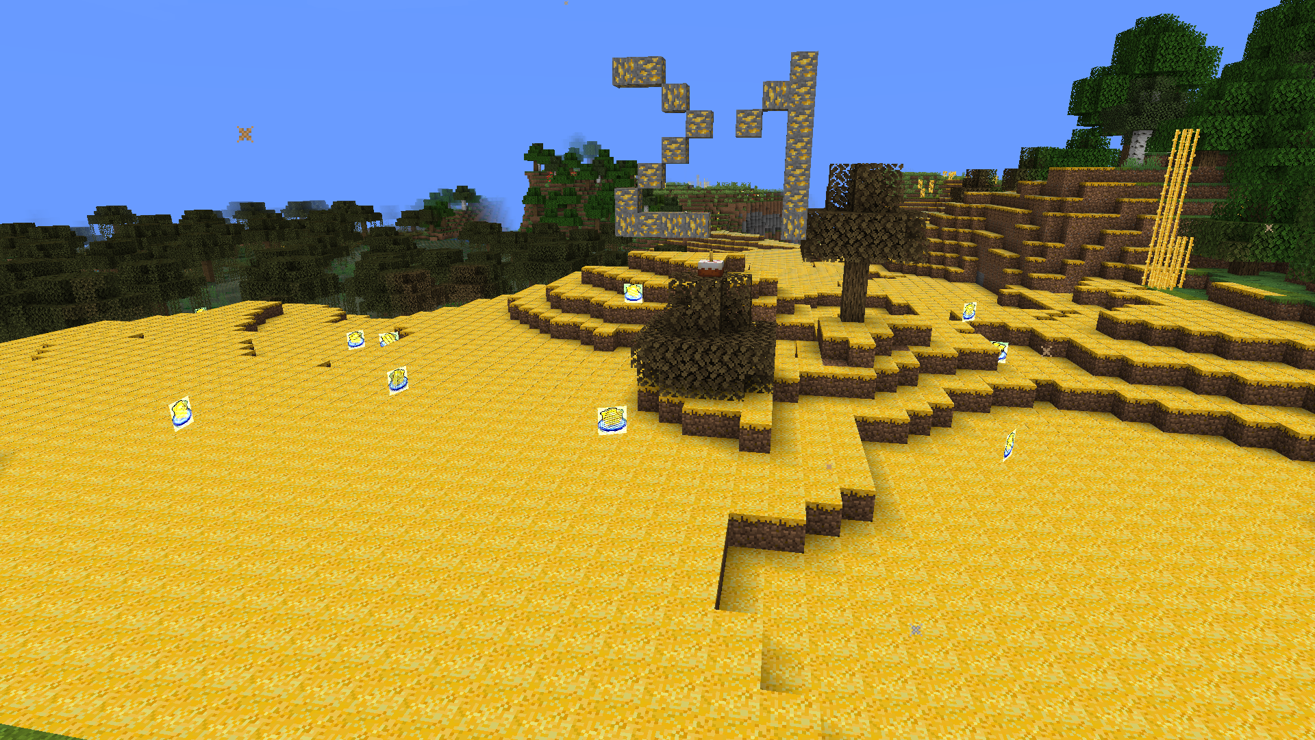 Разнообразие биомов в Minecraft: лес, пустыня и горы