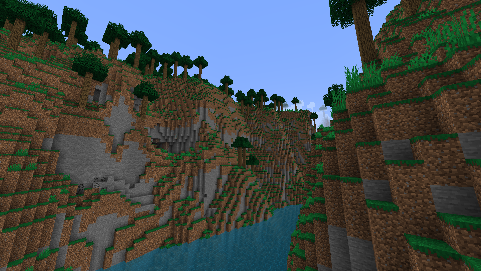 Генерация лесов в Minecraft с улучшенной графикой
