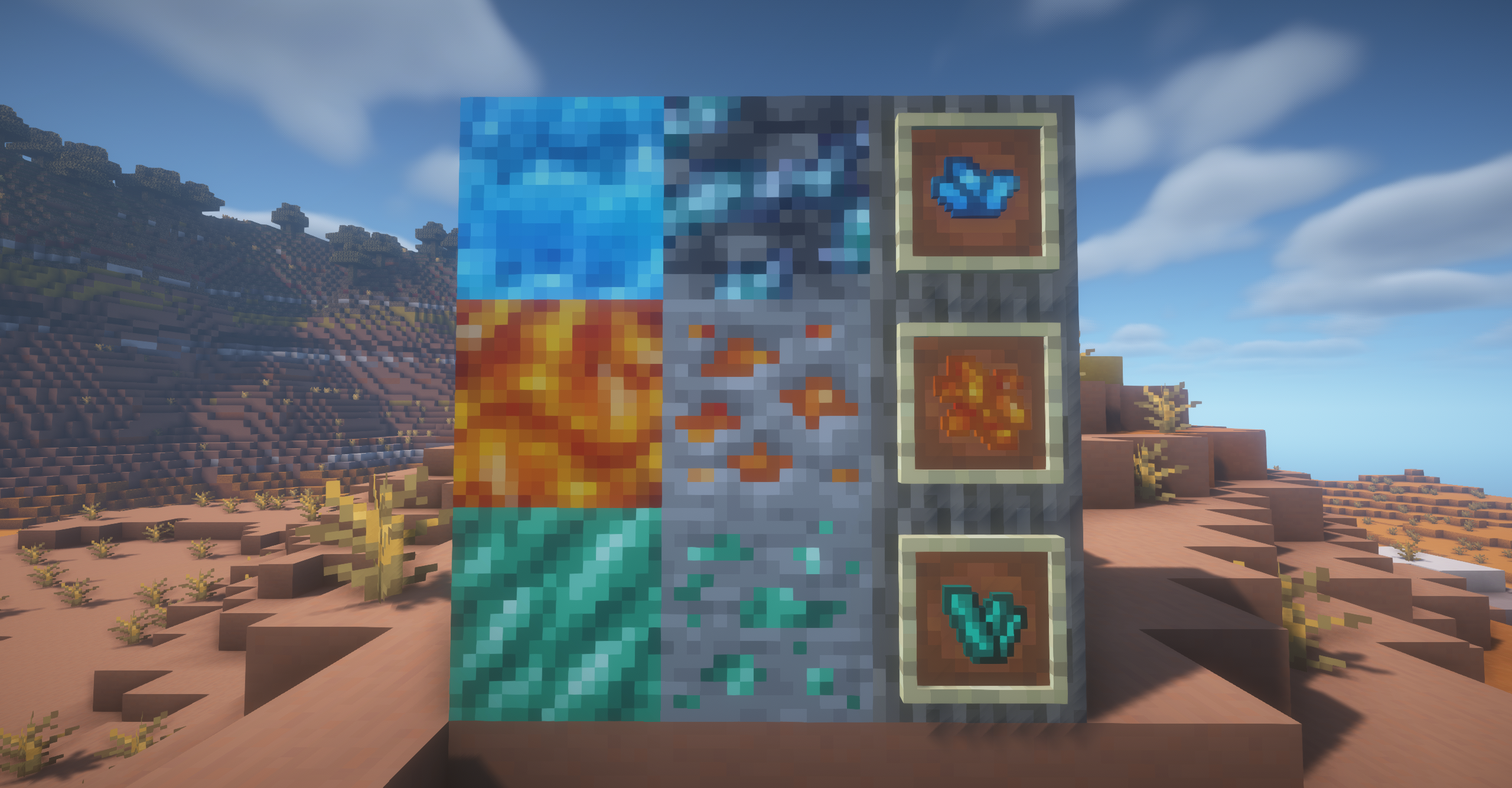 Разнообразие биомов в Minecraft: лес, пустыня, горы