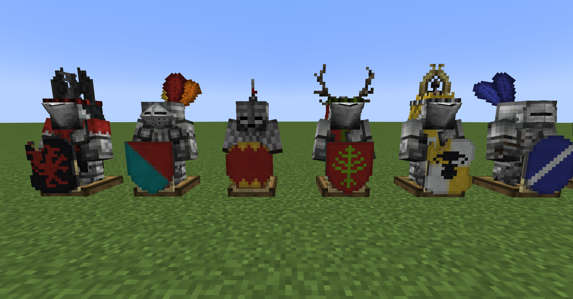 Игроки взаимодействуют на сервере Minecraft в режиме выживания